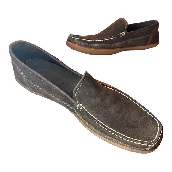 NEW Timberland Men's Odelay Dark Brown Venetian Loafer Boat Shoes, make offer!! - Picture 3 of 12